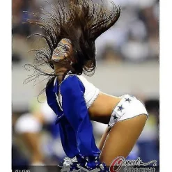 Dallas Cow Girl Cheerleader Kostume High Cheerleading Fancy M