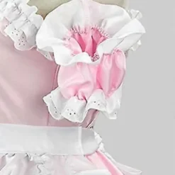Dame Blonde Lag Maid Kjoler Sød Lolita Kjole Viktoriansk Ærmeløs Halloween Cosplay Kostumer (L)