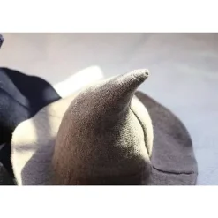 Dame Halloween Heks Hat Uld Strikket Hue Til Fest Maskerade Cosplay Kostume Tilbehør