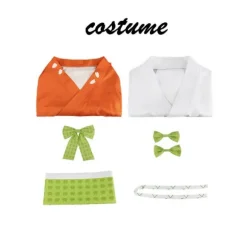 Danganronpa 2 Saionji Hiyoko Cosplay Kostume Kimono Dobbelt Hale Paryk Kostume Super Danganronpa Halloween Kostumer til Kvinder paryk, CJY wig One ，size | Fyndiq