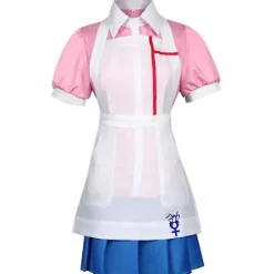 Danganronpa Mikan Tsumiki Anime Uniform Kvinde Kjole Cosplay Kostume Tøj A3