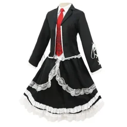 Dangaronpa Celestia Ludenberg Cosplay Dangaronpa Kostume Skoleuniform Dame Halloween Komplet Sæt Gotisk Lolita Kostumefest XL XL A1