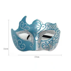 Dansemaske Maskerade Glansfuld Maske 5 5 5