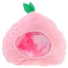 Dansende Frugt Party Hat Ferskenformet Frugthat Maskerade Party Voksen Pink 39.00X36.00X8.00CM 1 stk. Fotorekvisit