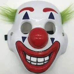 DC Film Joker Arthur Fleck Cosplay Maske Klovn Maskerade Halloween Skræmmende Maske - JA (LGL) White 1 PC