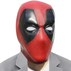 Deadpool Cosplay Maske Wade Winston Wilson Latex Blød Film Sjov A