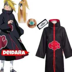 Deidara Full Set Cosplay Kostume Hvid Ler Fugl Tunge Tattoo Paryk Halloween Kostume Til Børn Voksne Børn Feriegave Tak!! Only wigs 155