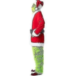 7-delt Grinch-kostume til julecosplay, voksen julemandskostumesæt + maske A-Perfet 7PCS komplet sæt tøj 7PCS komplet sæt tøj{EFY} 7PCS full set of clothes 3XL | Fyndiq