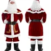 9-delt julemandskostume, julekostume - 6XL