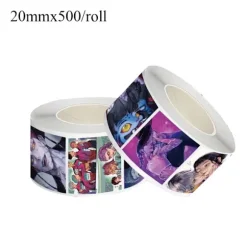 Demon Hunter Fødselsdagsfest Sæt: Porcelæn, banner, kagepynt og balloner til børn-FA- tattoos-500pcs