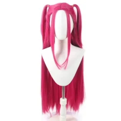 Demon Hunters Kostume Rumi Paryk Realistisk Anime Cosplay Paryk til Cosplay Konvention (FMY) Sort li Black purple Zoey