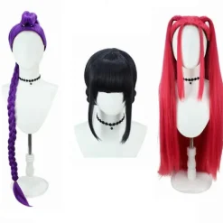 Demon Hunters K-pop Cosplay Paryk Mira Rumi Zoey Idol Gruppe Scene Kostume Hår Mira Barn Mira .. Mira Kids