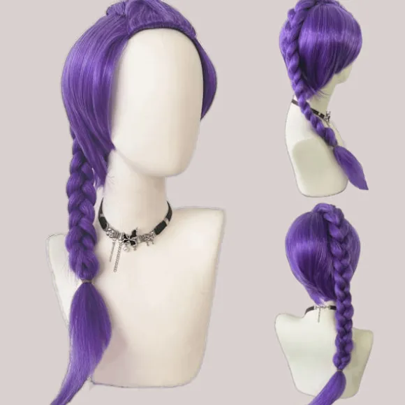 Demon k-pop Hunters Kostume Rumi Paryk mira zoe Realistisk Anime Cosplay Paryk til Cosplay-konvent_max Purple Rumi