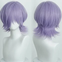 Demon K-pop Hunters Kostume Rumi Paryk Mira Zoe Realistisk Anime Cosplay Paryk til Cosplay-konvent Lilla Rumi voksen【Paryk】_yux aldult【Wig】 Mysterious (hair-beating) | Fyndiq
