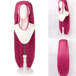 Demon K-pop Hunters Kostume Rumi Paryk Mira Zoe Realistisk Anime Cosplay Paryk til Cosplay Konventioner Pink Mira