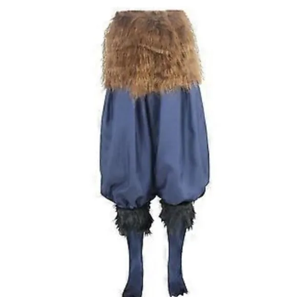 Demon Slayer Anime Hashibira Inosuke Cosplay Kostume Bukser Til Mænd Voksne, Kimetsu No Yaiba Rollespil Bukser Halloween Fest Udklædning (L)