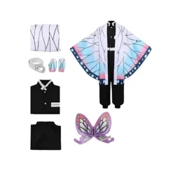 Demon Slayer Cosplay Kostume | Tanjiro Nezuko Zenitsu Halloween Outfit*Tanjiro*Børn 110 yards Tanjiro Tanjiro Children's 110 yards