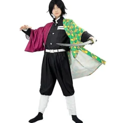 Demon Slayer Tomioka Giyuu Outfit Fancy Up Kostume Anime XL
