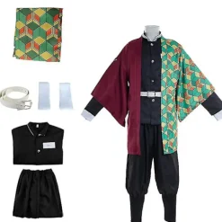 Demon Slayer Tomioka Giyuu Outfit Fancy Up Kostume Anime S