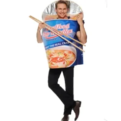 Den nye skål nudel leg tøj sjov seafood boble nudel jumpsuit fest performance kostumer cos tøj