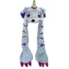 Digimon Adventure Kawaii Gabumon Plys Hætte Hat Klem Plys Hat Hold Varmen Hat Ører Op Hovedpynt