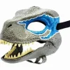 Dinosaurmaske med åben kæbe, Dino maske til børn Voksen, kostume