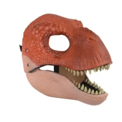 Dinosaurmaske til børn, dinosaurlegetøj med åbnende bevægelig kæbe, dyremaske red
