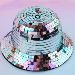 Disco Spand Hat Disco Kugle Kasket Fiskerhat