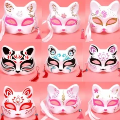 DIY Kattemaske / Therian Maske - 10 stk