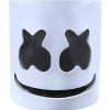 Dj Marshmello Fuld Hoved Maske Hjelm Kompatibel med Halloween Cosplay Fest