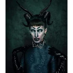 Djævelshorn Pandebånd, Sorte Horn Maleficent Horn Pandebånd Til Halloween Kostume Cosplay Black 2