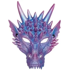 Drage Maske Halloween Maskerade Maske Halvt Ansigt Cosplay Kostume Voksen