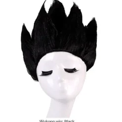 Dragon Ball Monkey King Cosplay Børneforestilling Paryk Dragon Ball Saiyan Fluffy Cos Lotus Hoved