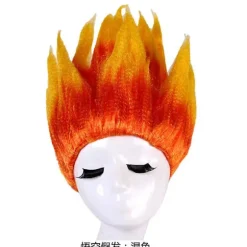 Dragon Ball Monkey King Cosplay Børneforestilling Paryk Dragon Ball Saiyan Fluffy Cos Lotus Hoved