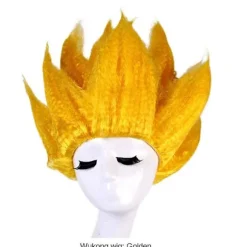 Dragon Ball Monkey King Cosplay Børneforestilling Paryk Dragon Ball Saiyan Fluffy Cos Lotus Hoved