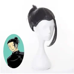 /EA/Anime Jujutsu Kaisen Cosplay Paryk Geto Suguru Sort Hårbånd,CJY