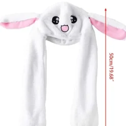 Ears Moving Jumping Bunny Plush Hat Rabbit Ears Moving Plush Hat KLB