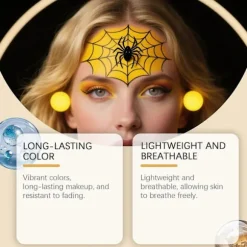 Eelhoe Halloween Ansigts- og Kropsmalingscreme Halloween Kropsmalingsmakeup Fest Karakter Udklædning