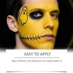 Eelhoe Halloween Ansigts- og Kropsmalingscreme Halloween Kropsmalingsmakeup Fest Karakter Udklædning