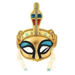 Egyptisk Kostume Hovedbeklædning Karneval Fødselsdag Event Sceneoptræden Maske Foto (maske 22x21cm)