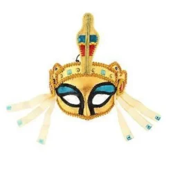 Egyptisk Kostume Hovedbeklædning Karneval Fødselsdag Event Sceneoptræden Maske Foto (maske 22x21cm)