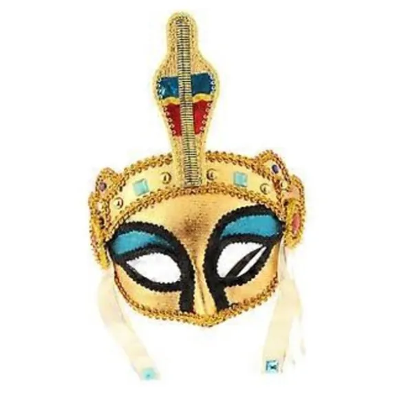 Egyptisk Kostume Hovedbeklædning Karneval Fødselsdag Event Sceneoptræden Maske Foto (maske 22x21cm)