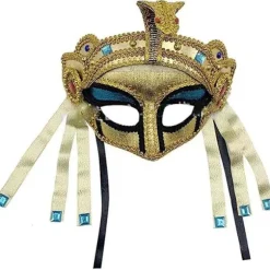 Egyptisk maske til kvinder, egyptisk kostume, tilbehør til kvinder, maske, Cleopatra-maske, cosplay-smykker, karnevalsfest