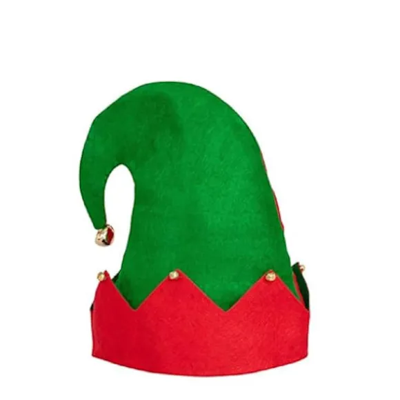 Elf Hatte i Bulk - Filt Julemandens Elf Kostume Hat Tilbehør til Mænd Kvinder, Julefest Kostume, Julemandshue