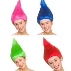 Elf Pixie Wig Cartoon Cosplay PINK pink