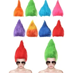 Elf Pixie Wig Cartoon Cosplay PINK pink