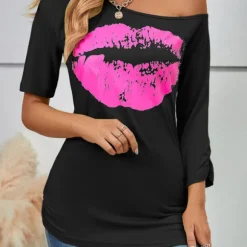 80'er 90'er Kostume Tema Fest Tilbehør Tøj Neon Fest Karneval Dame Piger Sort XXXL-FA-