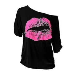 80'er 90'er Outfit Kvinder, T-shirt, Benvarmere, Hårbøjle, Øreringe, Halskæde, Mesh Handsker, 80'er 90'er Kostume Tema Fest Tilbehør Tøj Neon Fest Carni | Fyndiq