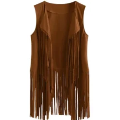 70'er Hippie Party Retro Kostume Tofs Vest+bukser+halstørklæde Kostume Pink-FF- Pink XXL