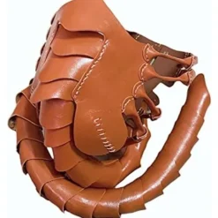 Facehugger Håndsøm Lædermaske Horror Halloween Alien Kostume Læder Skorpion Maske Skræmmende Cosplay Pro